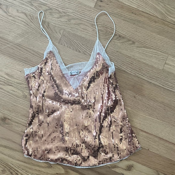 free people sequin top - Picture 2 of 3